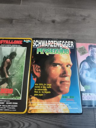 Colección VHS: Terminator, Rambo III, Commando