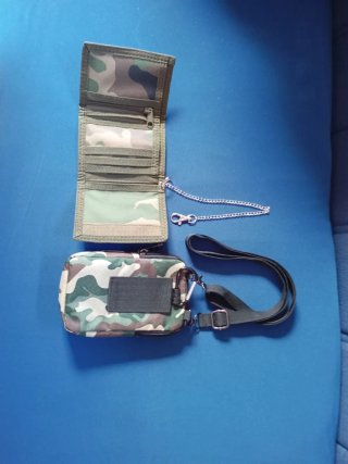 Cartera y bandolera MIL-TEC camuflaje