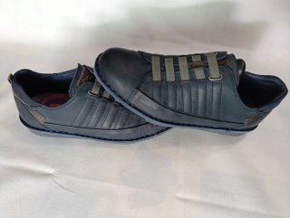 Zapatos Fluchos Hombre Azul Marrón Talla 42