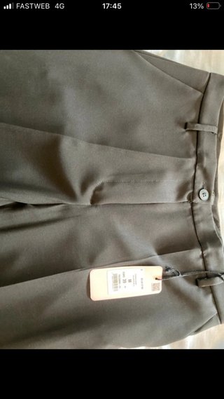 Pantaloni Nuna Lie neri a zampa
