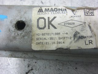 ELEVALUNAS TRASERO IZQUIERDO DACIA LOGAN II 827217198R 1335350