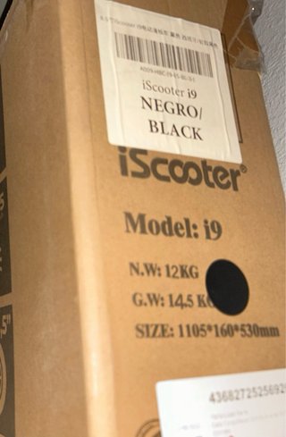 Patinete eléctrico iScooter i9/ Entrega en persona
