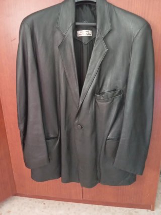 Chaqueta de cuero Cuir Vitable Negra