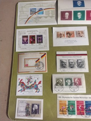 Sellos de Alemania y hojitas