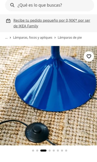 Lámpara IKEA PS 2026 Azul Metálica