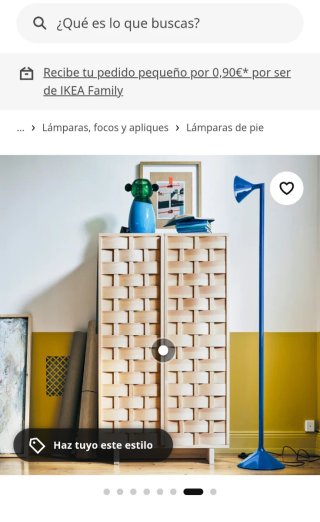 Lámpara IKEA PS 2026 Azul Metálica