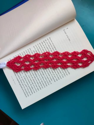 Puntos de página a crochet,gatito rosa,