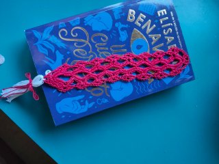 Puntos de página a crochet,gatito rosa,