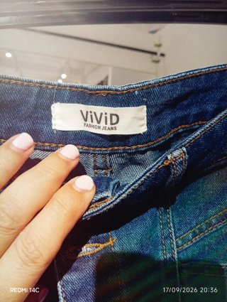 Falda pantalón vaquera corta VIVID