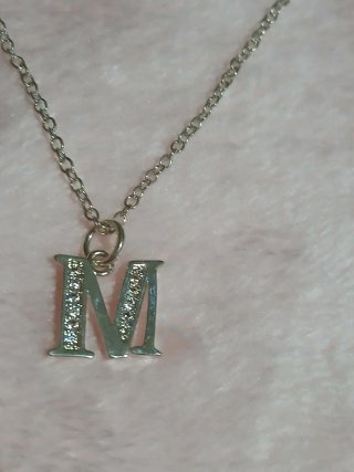 Cadena Plata 925 con Inicial M