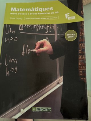 Matemàtiques per a la prova d'accés a cicles fo...