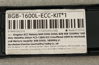 Memoria RAM HPE 4GB PC3L-12800E