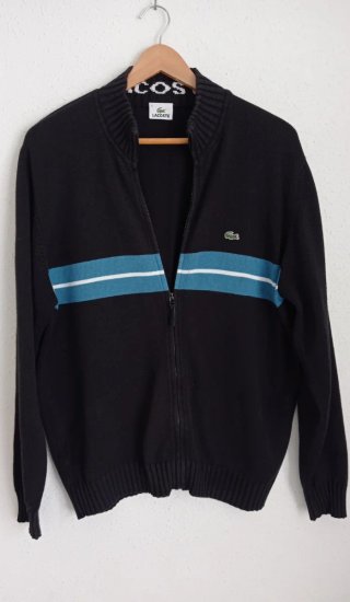 Chaqueta Lacoste con cremallera.