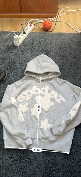 Sudadera Sp5der Gris Talla S