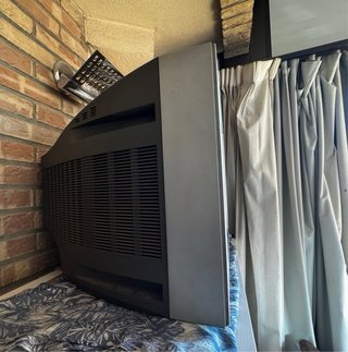 Sony Trinitron TV Plata/Blanco