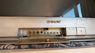 Sony Trinitron TV Plata/Blanco
