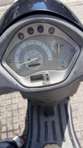 Piaggio Liberty Beige/Azul Scooter