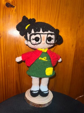 Muñeca Amigurumi Tejida la chilindrina