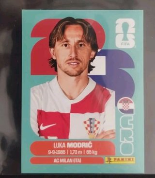 Cromo Mundial Luka Modric 2026 FIFA