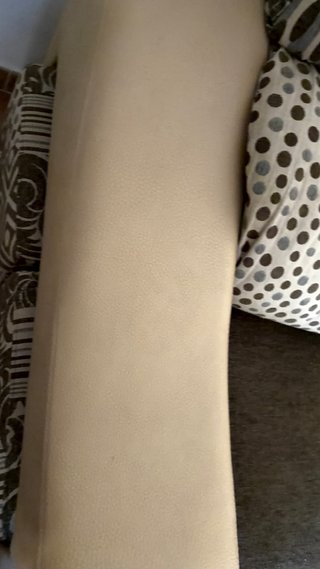 Sofá Cama Convertible Beige y Marrón