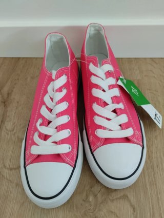 Zapatillas TEX plataforma rosa