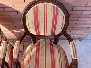 Sillas de comedor con reposabrazos para restaurar