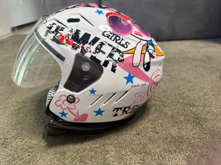 Casco Moto Niña Shiro supernenas