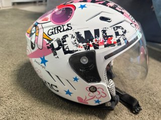 Casco Moto Niña Shiro supernenas
