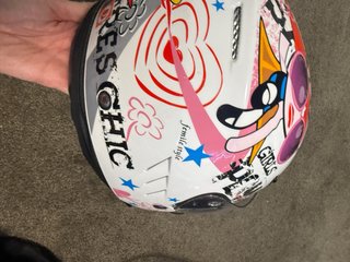 Casco Moto Niña Shiro supernenas