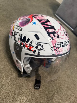 Casco Moto Niña Shiro supernenas