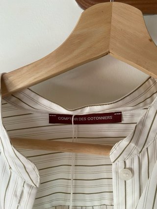 Camisa Comptoir des Cotonniers Talla S Rayas