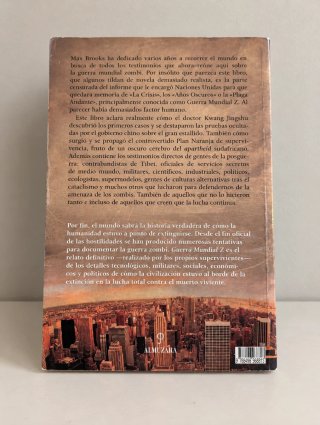 Guerra Mundial Z - Max Brooks (Almuzara 2008)
