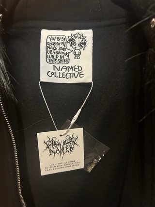 Chaqueta Zip Feral Faux Y2K - Named Collective