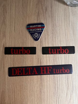 Lancia Delta HF Turbo Adhesivos Martini Racing