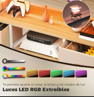Mueble TV LED y Carga