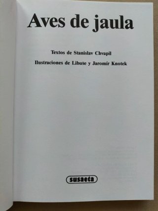 Libro Aves de jaula