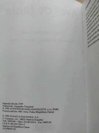 Libro Aves de jaula