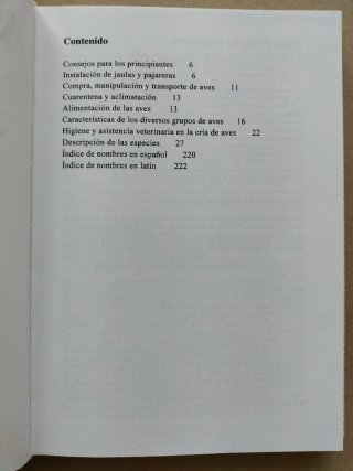 Libro Aves de jaula