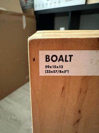 3 Estanterías Madera IKEA BOALT CD