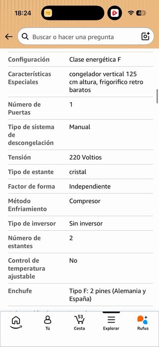 Frigorífico Hisense estrecho rojo