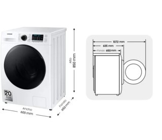 Lavadora Secadora Samsung 9/6kg EcoBubble