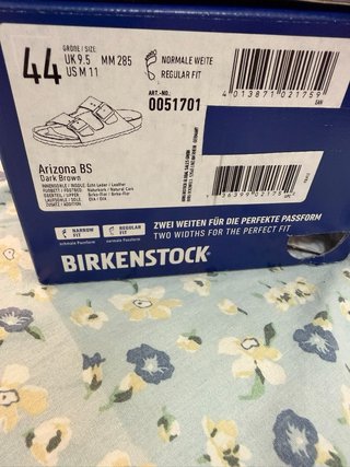 Sandali Birkenstock Arizona BS Uomo 44 Marrone