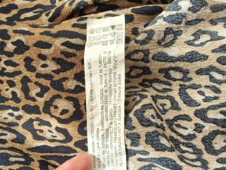 Blusa Zara TRF Leopardo XS Oversize animal print