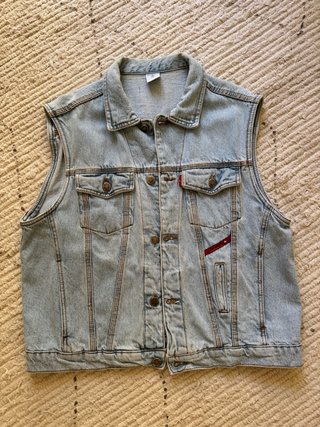 Chaleco Vaquero Vintage Oversized S/M