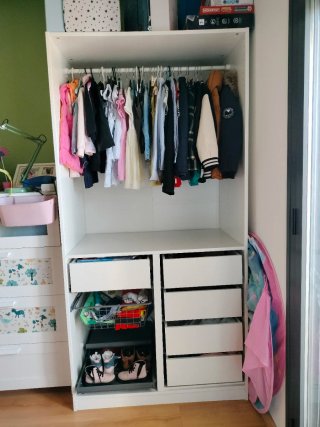 Armario vestidor modular