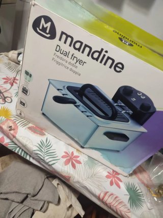 Mandine Dual Fryer Freidora Doble