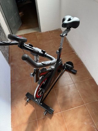 Bicicleta Estática SPORT Negro/Rojo
