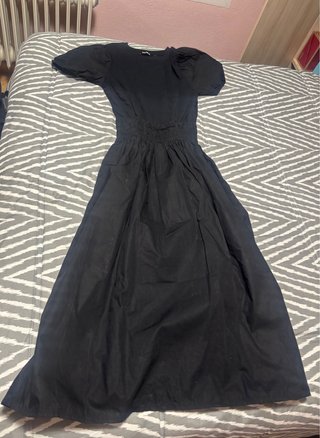Vestido Desigual Negro Talla L