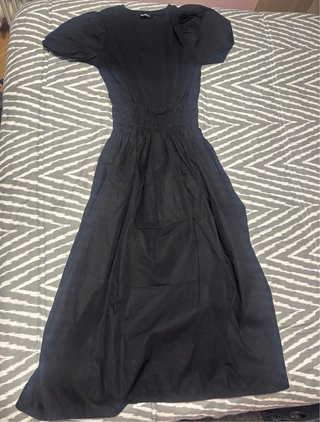 Vestido Desigual Negro Talla L