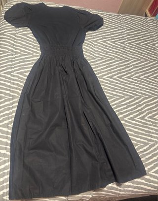 Vestido Desigual Negro Talla L